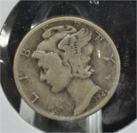 1945 Silver Mercury Dime