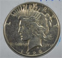 1926 S Silver Peace Dollar