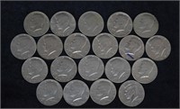 20 pcs Kennedy Half Dollars