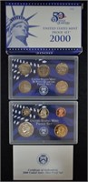 2000 US Mint State Quarters Proof Set.