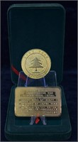 1998 Chinese Conservation Forestry Token Award Set