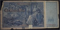 German Republic $100 Reichmark Banknote