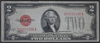 1928 F US $2 Red Seal Banknote