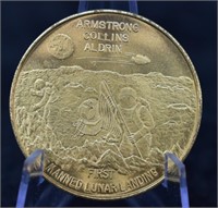 Apollo First Manned Lunar Landing Token / Medal