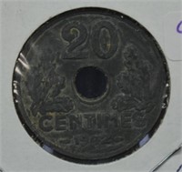 1942 France 20 Centimes - Vichy French State