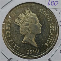 1999 Cook Island Garfield Half Dollar