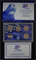 2004 US Mint State Quarter Proof Set