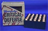 Hornady Critical Defense 380 Box of 25 Cartridges
