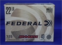 Federal Auto Match 22lr Box of 325 Cartridges