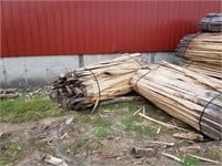 19+/- bundles rough saw slab wood