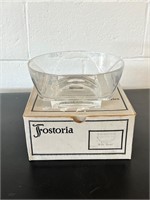 Fostoria crystal 8 inch bowl in box