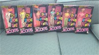 1986 Barbie and the Rockers Set of 6 NIB