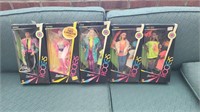 1985 Barbie and the Rockers Set of 5 NIB