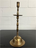 Large vintage Turkish alter brass candleholder