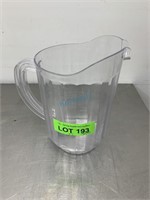 LOT OF 5 POLYCARBONATE WATER/BEER PITCHERS