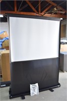 Popup projector screen