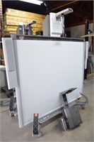 Smart Board with rolling cart and projector