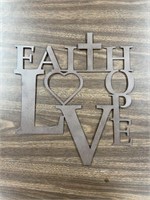 Faith Love sign
