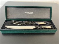 stainless steel Carving Set Towle NEW in box
