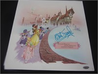 Walt Disney signed Album sleeve COA