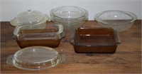 Various Glass Baking Dishes