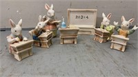 Bunny Figurine Set