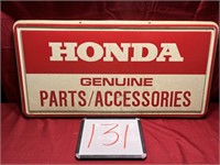 Honda Parts Sign