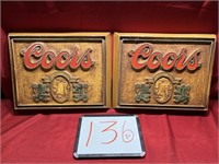 (2) Coors Signs