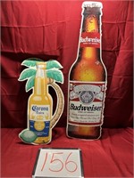 Budweiser & Corona Signs