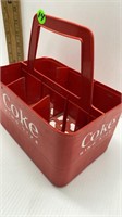 RED PLASTIC COCA-COLA KING SIZE 6PACK CARRIER