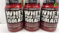 3-2LBS. SEALED WHEY PROTEIN ISOLATE POWDER EXP-23