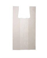 S1A T-SHIRT BAG WHITE LD (13''X16'' 20LB) C20