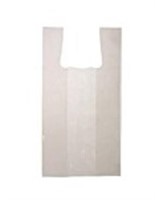 S4 - WHITE T-SHIRT BAG S4 LD (18''X21'' 17LB) E-10