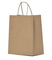 1373 - 13*7*13 BROWN PAPER BAG WITH TWISTED ROUND