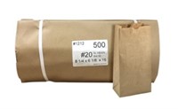 20LB (XL HEAVY) BROWN GROCERY BAG (500'S) #1212