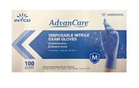 INTCO - NITRILE GLOVES-SIZE M, 100PC/BOX-B0502