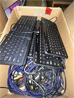 box of keyboards