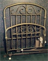 Antique brass bed