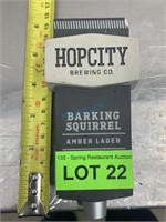 HOPCITY BARKING SQUIRREL DRAUGHT TAP HANDLE
