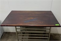 SOLID WOOD DINING TABLE TOP - 48" X 30"
