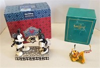 2 Disney Figurines In Boxes