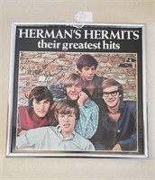 Signed Herman's Hermit Photo 13" x 13"