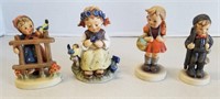 4 M.J. Hummel Figurines 4" to 4 1/2" T