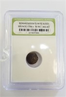 Certified Roman Widow Mite 50BC To 400AD