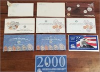10 Uncirculated US Mints Sets