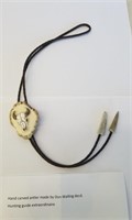 Signed Antler "Don Walling" Bolo Tie
