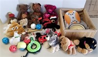 Small Dog Bed & Dog Toys