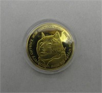 24kt Gold Plated Commemorative Dogecoin
