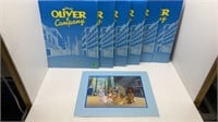 6-DISNEY OLIVER & COMPANY LITHOGRAPHS