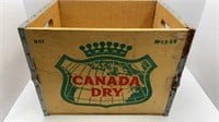 1964 CANADA DRY WOODEN CRATE